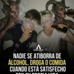 Nadie se atiborra de alcohol, droga o comida cuando está satisfecho con su propia vida