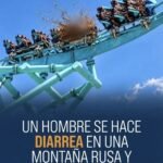 Un hombre se hace diarrea en plena montaña rusa y salpica a 14 personas: el incidente que nadie quiere vivir